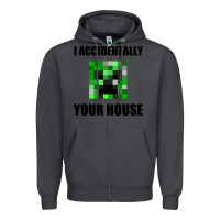 Smoke creeper meme Zipper Hoodie - artisFamous