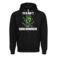 Black creeper meme Zipper Hoodie - artisFamous