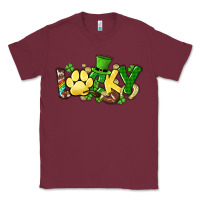 Burgundy lucky pet  St. Patrick's Classic Tee - HowdyJamesFarm