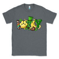 Charcoal Heather lucky pet  St. Patrick's Classic Tee - HowdyJamesFarm