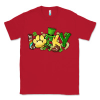 Red lucky pet  St. Patrick's Classic Tee - HowdyJamesFarm