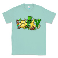 Seafoam lucky pet  St. Patrick's Classic Tee - HowdyJamesFarm