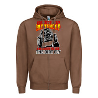 Chestnut funny mudding Zipper Hoodie - artisFamous