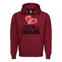 Burgundy funny redneck white trash Zipper Hoodie - artisFamous