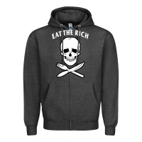Charcoal Heather protest socialist communist Zipper Hoodie - artisFamous