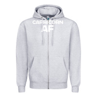Heather Grey capricorn af zodiac sign Zipper Hoodie - artisFamous