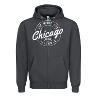 Smoke chicago Zipper Hoodie - artisFamous