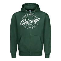 Chicago Zipper Hoodie | Teevron