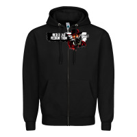 Black red dead redemption Zipper Hoodie - artisFamous