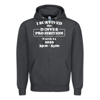 Smoke i survived denver prohibition 2020 Zipper Hoodie - artisFamous