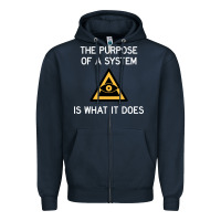 Navy posiwid dark mode Zipper Hoodie - artisFamous