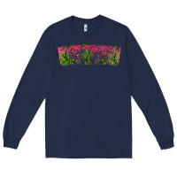 Navy Stuck On You Long Sleeve Tee - CowhideDigitalArt