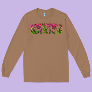 Stuck On You Long Sleeve Tee Designed By Cowhidedigitalart