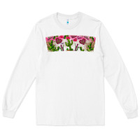 White Stuck On You Long Sleeve Tee - CowhideDigitalArt