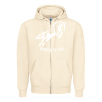 Sandshell Personalised Horse Printed Equestrian Riding Cob Jumping Rider Horse Zipper Hoodie - artisFamous