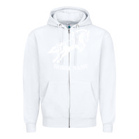 White Personalised Horse Printed Equestrian Riding Cob Jumping Rider Horse Zipper Hoodie - artisFamous