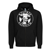 Black guy fieri knuckle sandwich Zipper Hoodie - artisFamous