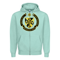 Seafoam Roman Catholic Zipper Hoodie - artisFamous