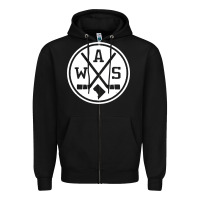 Retro Washington Dc Hockey Zipper Hoodie | Teevron