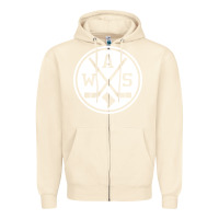 Sandshell retro washington dc hockey Zipper Hoodie - artisFamous