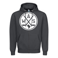 Smoke retro washington dc hockey Zipper Hoodie - artisFamous