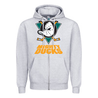Heather Grey sport mighty ducks gift for fans Zipper Hoodie - artisFamous
