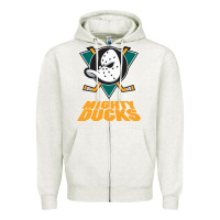 Oatmeal Heather sport mighty ducks gift for fans Zipper Hoodie - artisFamous