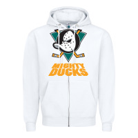 White sport mighty ducks gift for fans Zipper Hoodie - artisFamous