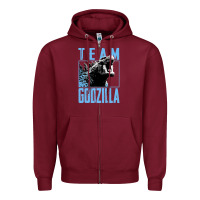 Burgundy go.dzil.la vs k.o.n.g   official team go.dzi.lla ne.on gift t shirt Zipper Hoodie - artisFamous