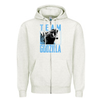 Oatmeal Heather go.dzil.la vs k.o.n.g   official team go.dzi.lla ne.on gift t shirt Zipper Hoodie - artisFamous