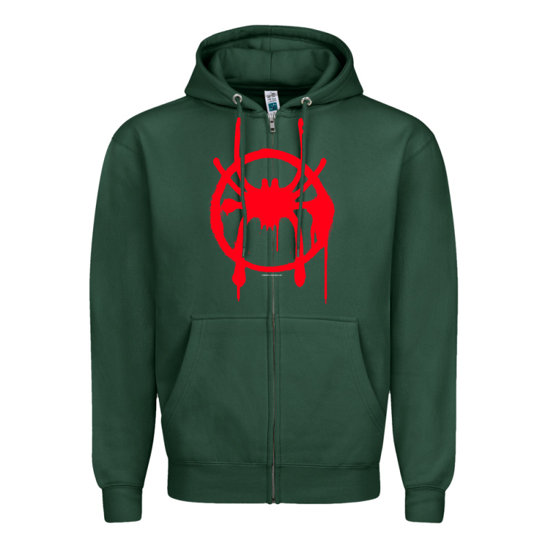 Spiderverse Miles Symbol Tag T Shirt Zipper Hoodie by artisFamous | Teevron