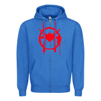 True Royal spiderverse miles symbol tag t shirt Zipper Hoodie - artisFamous