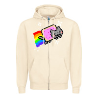 Sandshell nyan cat t shirt Zipper Hoodie - artisFamous