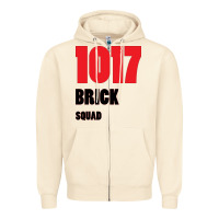 Sandshell 1017 Brick Squad Black Red Zipper Hoodie - artisFamous