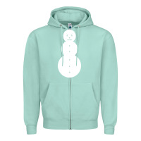 Seafoam jeezy snowman funny shirt premium Zipper Hoodie - artisFamous