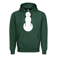 Sports Green jeezy snowman funny shirt premium Zipper Hoodie - artisFamous