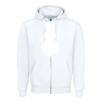 White jeezy snowman funny shirt premium Zipper Hoodie - artisFamous