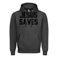 Charcoal Heather jesus saves christian faith trust in god lord christ Zipper Hoodie - artisFamous
