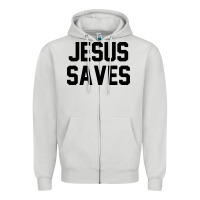 Dove Grey jesus saves christian faith trust in god lord christ Zipper Hoodie - artisFamous