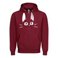Burgundy jiji kiki s delivery service Zipper Hoodie - artisFamous