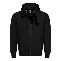 Black maryland state trooper Zipper Hoodie - artisFamous