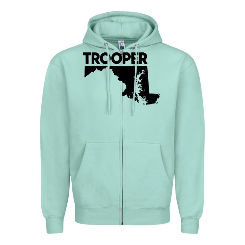 Maryland State Trooper Zipper Hoodie by artisFamous | Teevron