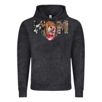 Vintage Black mom cow Vintage Hoodie - CowhideDigitalArt