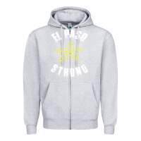 Heather Grey el paso strong Zipper Hoodie - artisFamous