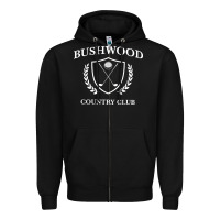 Black bushwood country club Zipper Hoodie - artisFamous