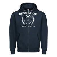 Navy bushwood country club Zipper Hoodie - artisFamous