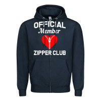Navy open heart surgery zipper club bypass get well recovery gift Zipper Hoodie - artisFamous