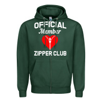 Sports Green open heart surgery zipper club bypass get well recovery gift Zipper Hoodie - artisFamous