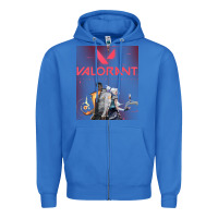 True Royal valorant gaming design Zipper Hoodie - artisFamous
