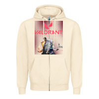 Sandshell valorant gaming design Zipper Hoodie - artisFamous